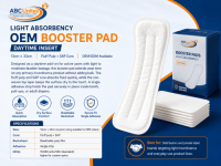 Light Absorbency OEM Booster Pad — Daytime Insert
